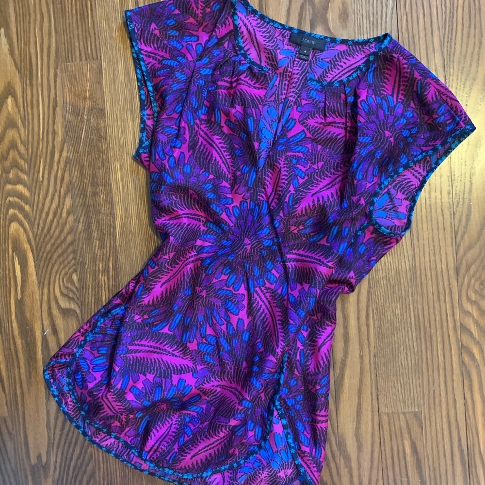 Beautiful J. Crew Floral Top - Women’s Size 4